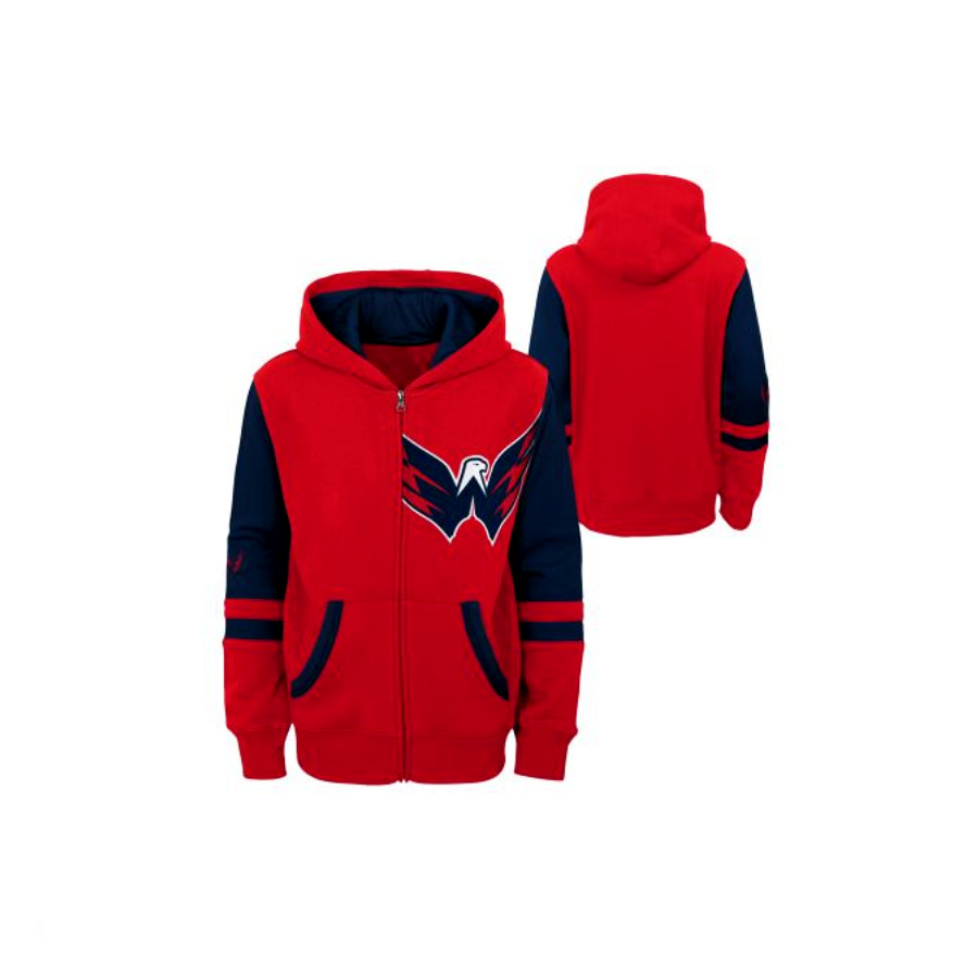 NHL FACEOFF FULL ZIP FLEECE HOODIE WASHINGTON CAPITALS DETSKÁ MIKINA